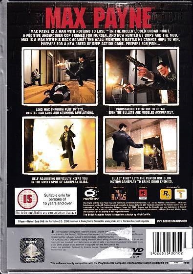 Max Payne - PS2 - Platinum (B Grade) (Genbrug)